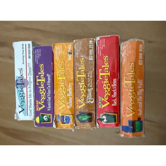 Big Idea VeggieTales VHS Lot Of 6 Lessons In - Picture 2 of 6